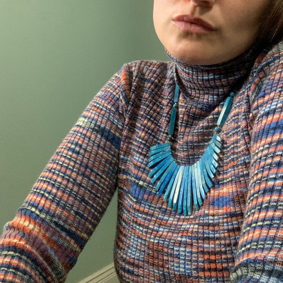 psychedelic rib-knit turtleneck - Picture 4 of 9